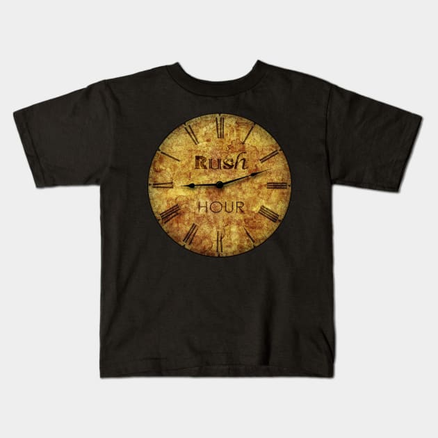 Rush Hour Kids T-Shirt by blueshift